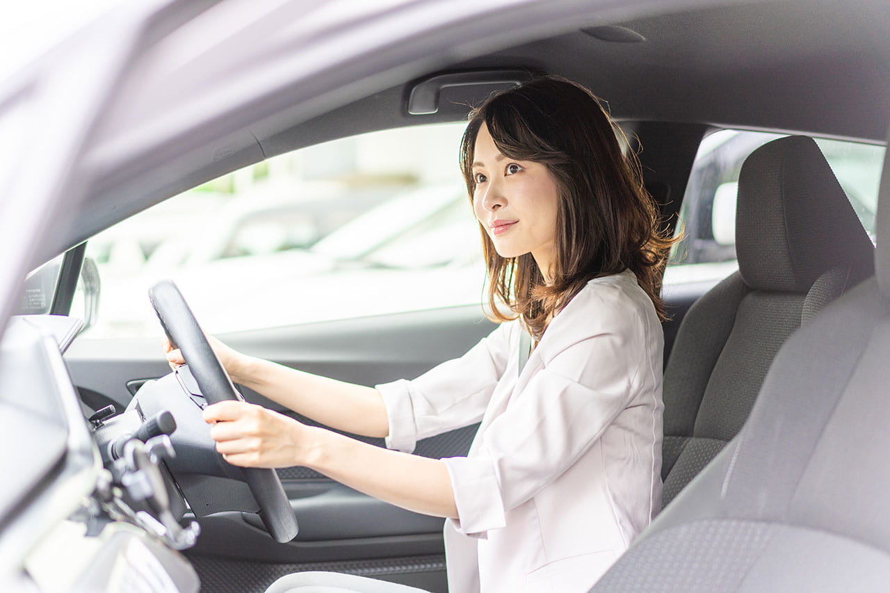 UV対策している車内 イメージ